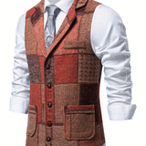 Trevor Classic Herringbone Vest