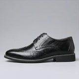 Garrison Genuine Leather Brogue Oxfords