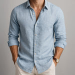 LINEN BLEND SHIRT FOR MEN