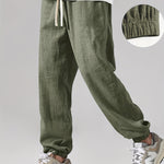 LINEN LOOSE POCKET TROUSERS FOR MEN