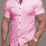 SOLID COLOR SHIRT FOR MEN