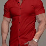 SOLID COLOR SHIRT FOR MEN