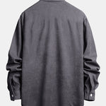 Corduroy Check Patchwork Shirt