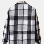 Contrast Panel Check Overshirt