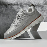LEATHER SNEAKERS WITH SUPPORT