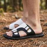 Thornhill Genuine Leather Slide Sandals