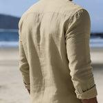 LOOSE STAND COLLAR SHIRT FOR MEN