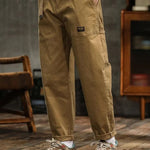 COTTON CARGO TROUSERS FOR MEN