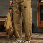 COTTON CARGO TROUSERS FOR MEN