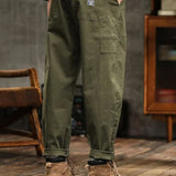 COTTON CARGO TROUSERS FOR MEN
