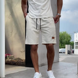 DRAWSTRING OUTDOOR SHORTS FOR MEN