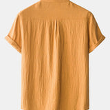 Henry Collar Shirt with Pocket
