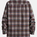 Long Sleeve Retro Plaid Shirt
