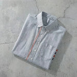Ashford Cotton Zip-Front Shirt