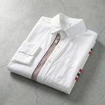 Ashford Cotton Zip-Front Shirt