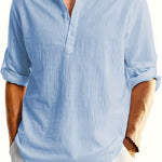 STAND COLLAR SHIRT FOR MEN