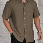 BUTTON FRONT SHIRT FOR MEN