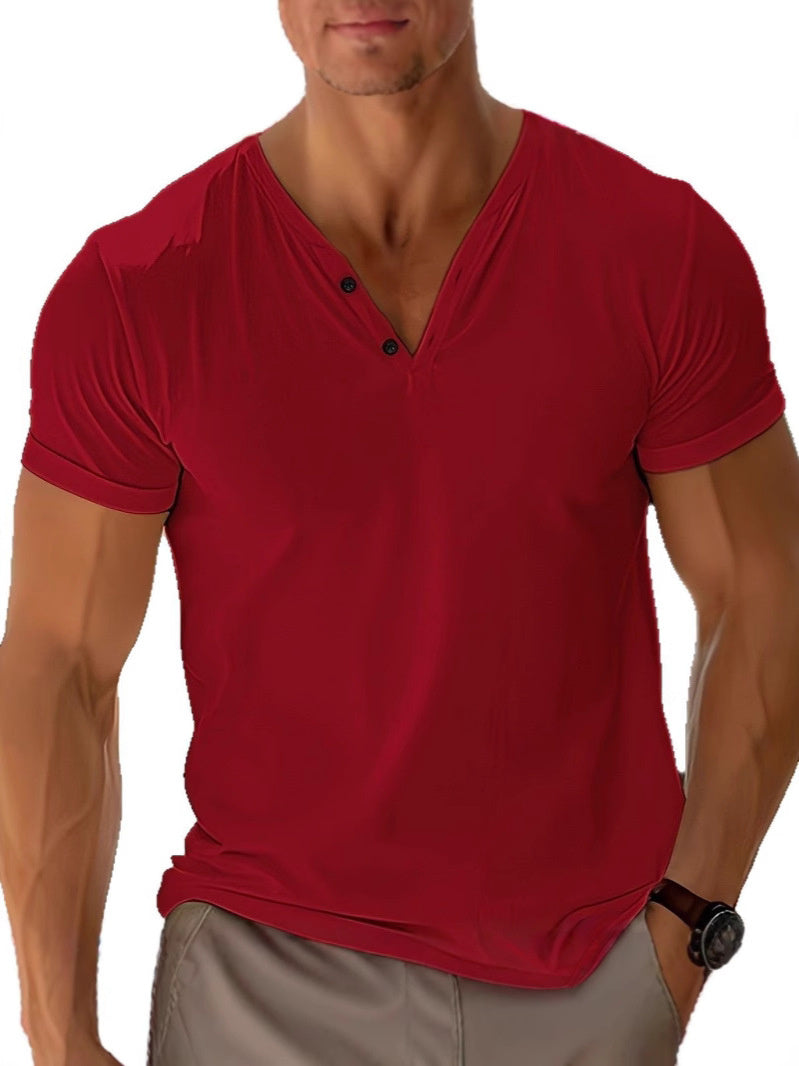 Marcus | Classic V Neck T Shirt