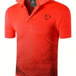 SPORT PRINT POLO SHIRT FOR MEN