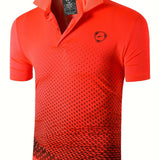 SPORT PRINT POLO SHIRT FOR MEN