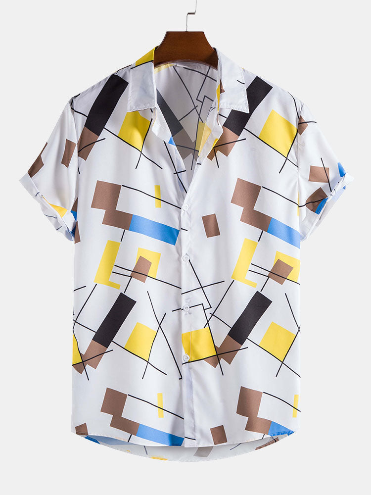 Geometric Print Shirt