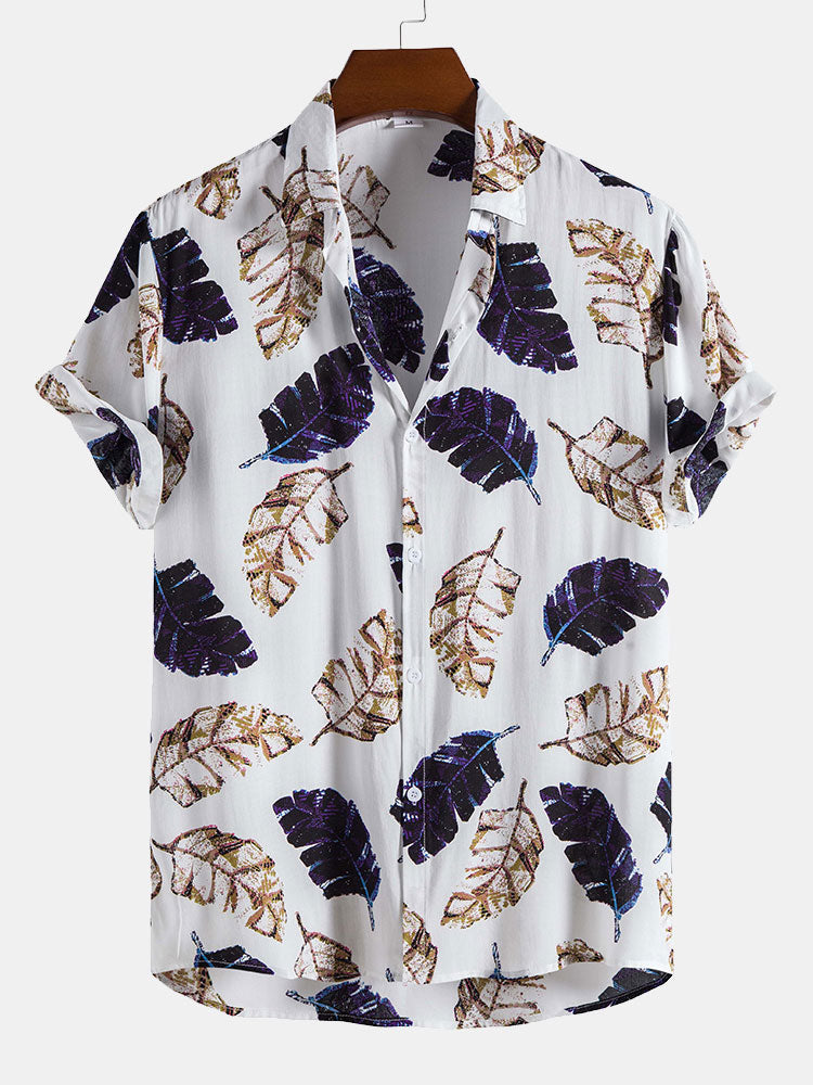 Leaves Print Shirt