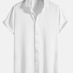 Solid Color Lapel Basic Shirts