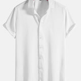 Solid Color Lapel Basic Shirts