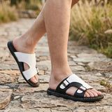 Thornhill Genuine Leather Slide Sandals