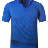 SPORT PRINT POLO SHIRT FOR MEN