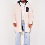 LONG WARM REVERSIBLE COAT FOR MEN