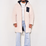 LONG WARM REVERSIBLE COAT FOR MEN