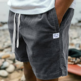 DRAWSTRING KNIT SHORTS FOR MEN