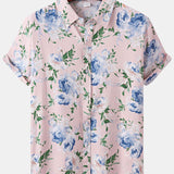 Floral Print Button Up Shirt