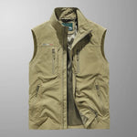 MULTI POCKET UTILITY VEST FOR MEN