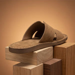 Montague Leather Slide Sandals