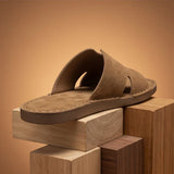 Montague Leather Slide Sandals