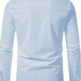 STAND COLLAR SHIRT FOR MEN