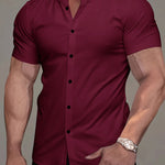 SOLID COLOR SHIRT FOR MEN