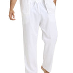 LINEN CASUAL TROUSERS FOR MEN