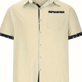 LAPEL SUMMER SHIRT FOR MEN
