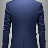 SKINNY LAPEL BLAZER FOR MEN