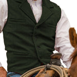 VINTAGE WOOL BLEND VEST FOR MEN
