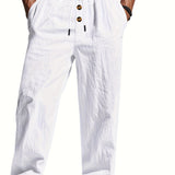 LOOSE FIT LINEN PANTS FOR MEN