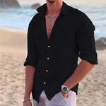 COTTON LINEN SHIRT FOR MEN