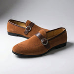 Hadley Suede Buckle Loafer
