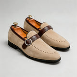 Hadley Suede Buckle Loafer