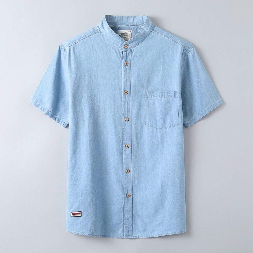 Bowen Cotton Denim Shirt