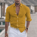COTTON COLLAR SHIRT FOR MEN