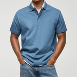 TEXTURED KNIT POLO SHIRT FOR MEN